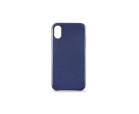 Etui Leather Case do iPhone X niebieskie - 1388481 - zdjęcie 2